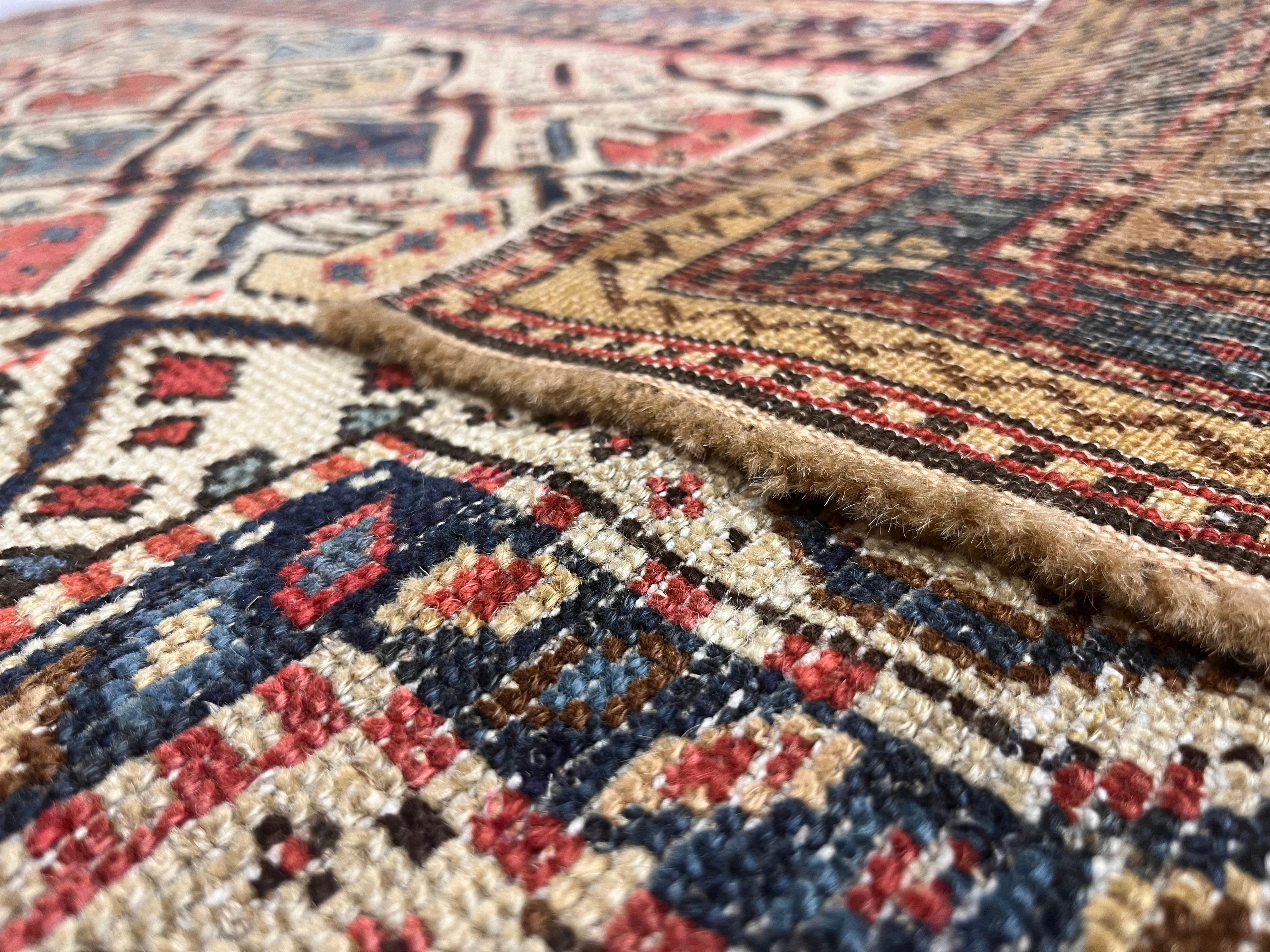 Antike kaukasische Schirwan Daghastan Teppich 2'9