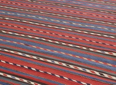 Antique Caucasian Shirvan Flat-Weave Rug