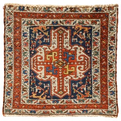 Antique Caucasian Shirvan Kabistan Rug, District of Shemaka, Russian Empire