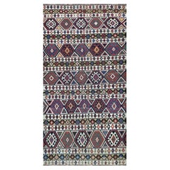 Shirvan Kilim caucasien ancien, 4'10" x 9'2", C-1880