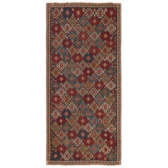 Antiker kaukasischer Schirwan-Kelim. 5 ft. 3 in x 10 ft. 7 in