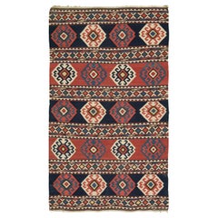 Antique Caucasian Shirvan Kilim 55390