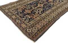 Antique Caucasian Shirvan Kuba Rug with Tribal Style