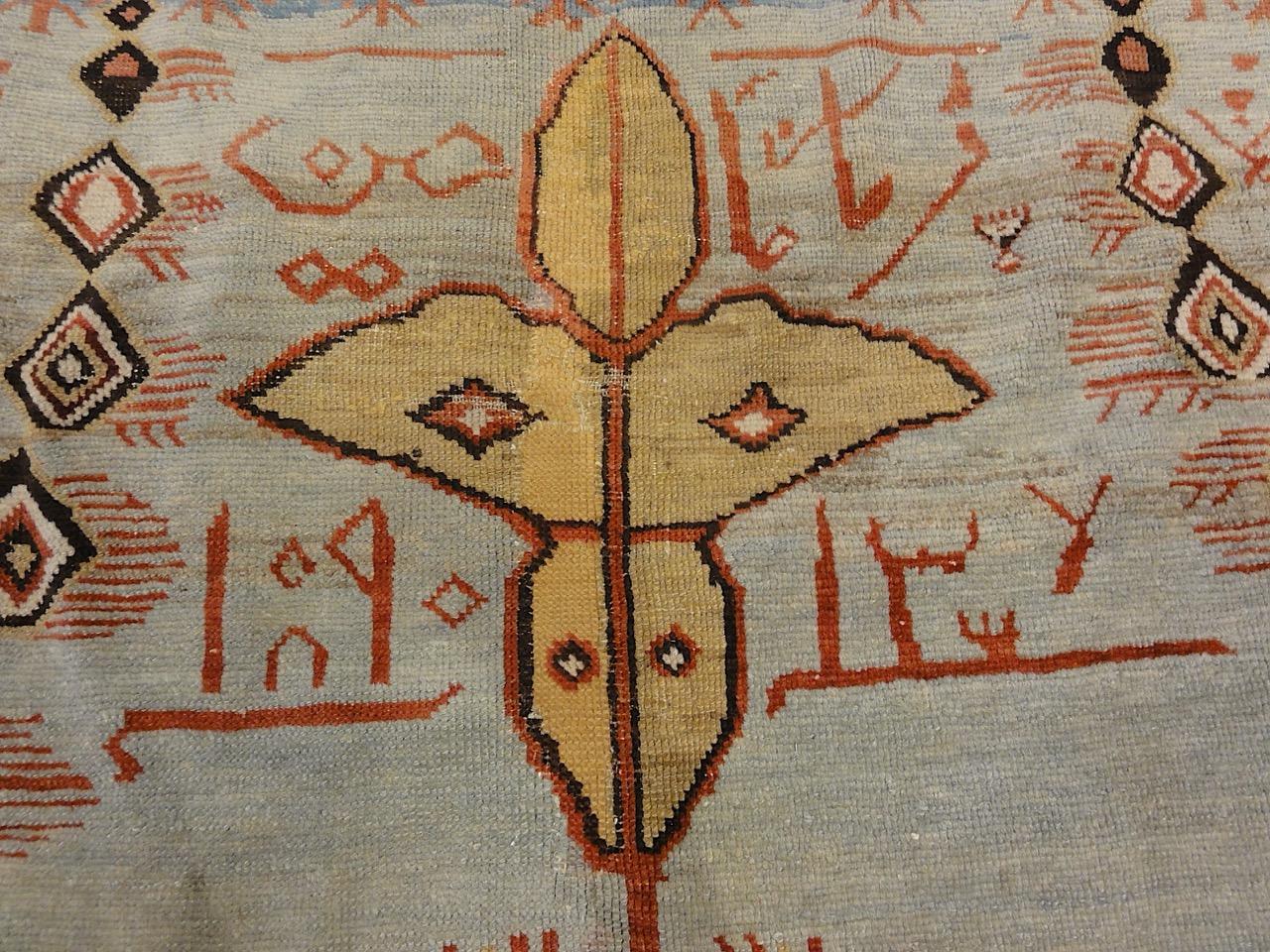 Tribal Antique Caucasian Shirvan Prayer Rug For Sale