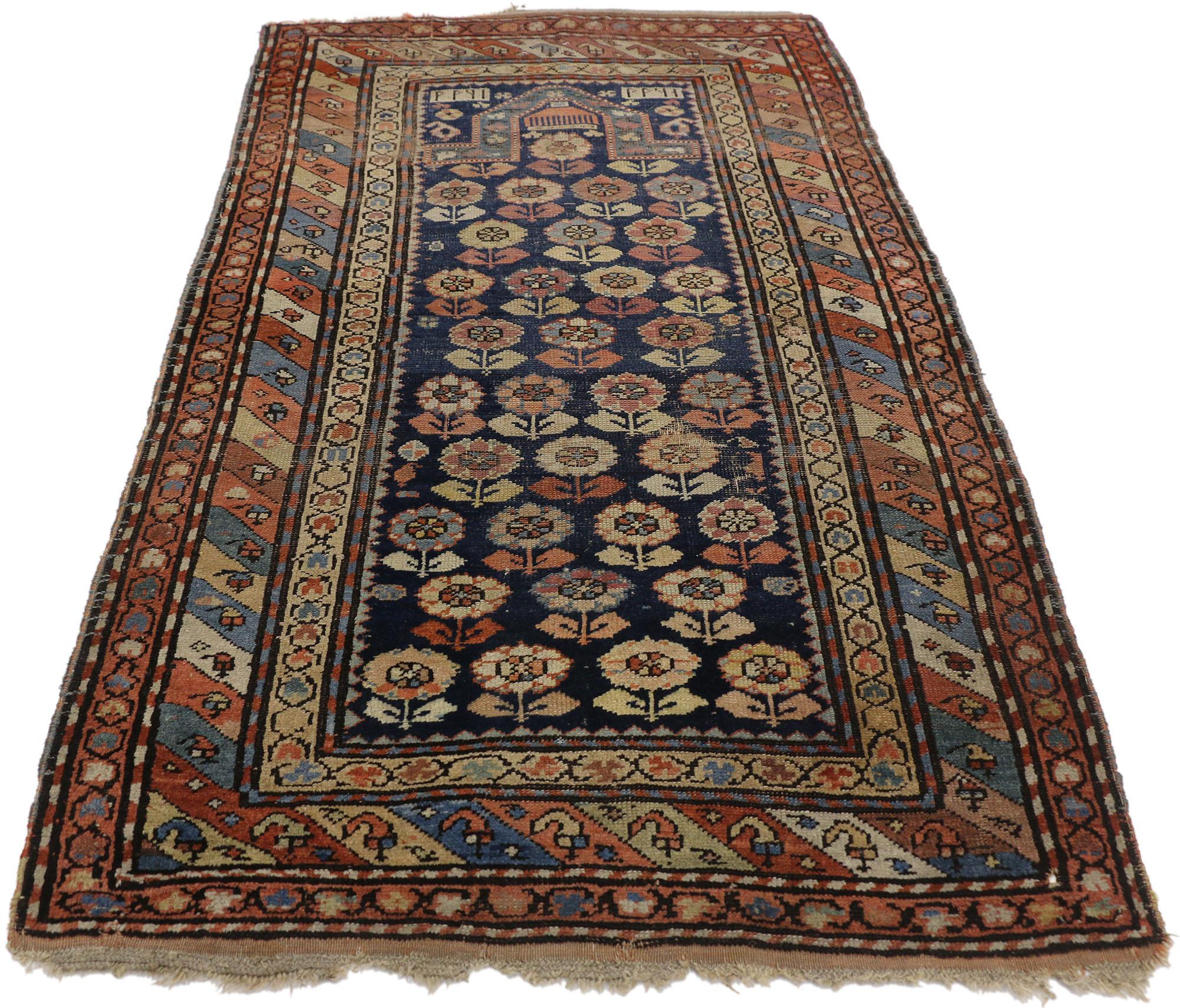 Persian Antique Caucasian Shirvan Prayer Rug