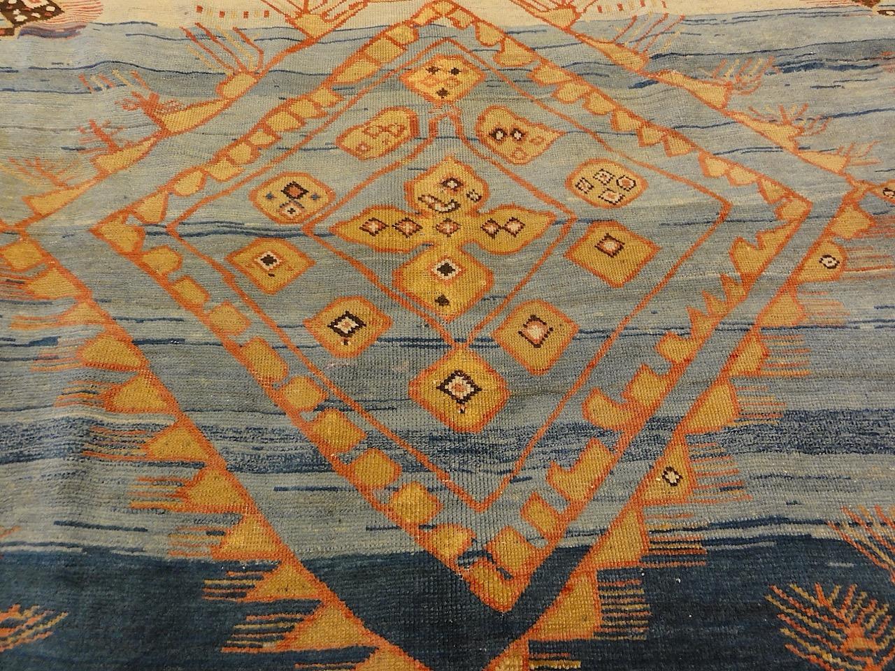 Hand-Knotted Antique Caucasian Shirvan Prayer Rug For Sale