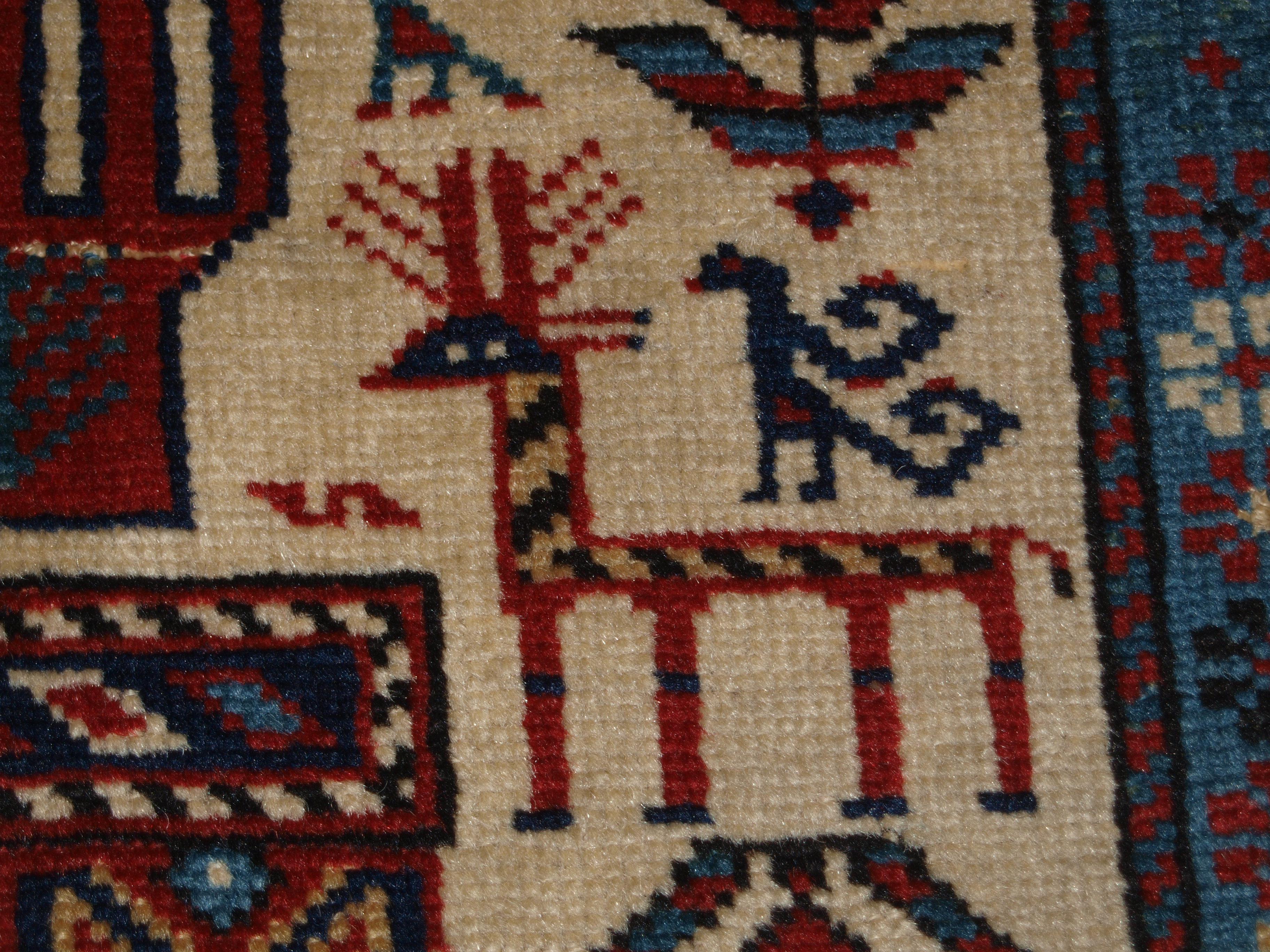 Antique Caucasian Shirvan Prayer Rug with Lattice Design, Ex Zaleski Collection 8