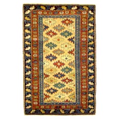 Antique Caucasian Shirvan Rug 1'11" x 2’10”