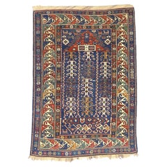Antiker kaukasischer Schirwan-Teppich 2'11 x 4'3