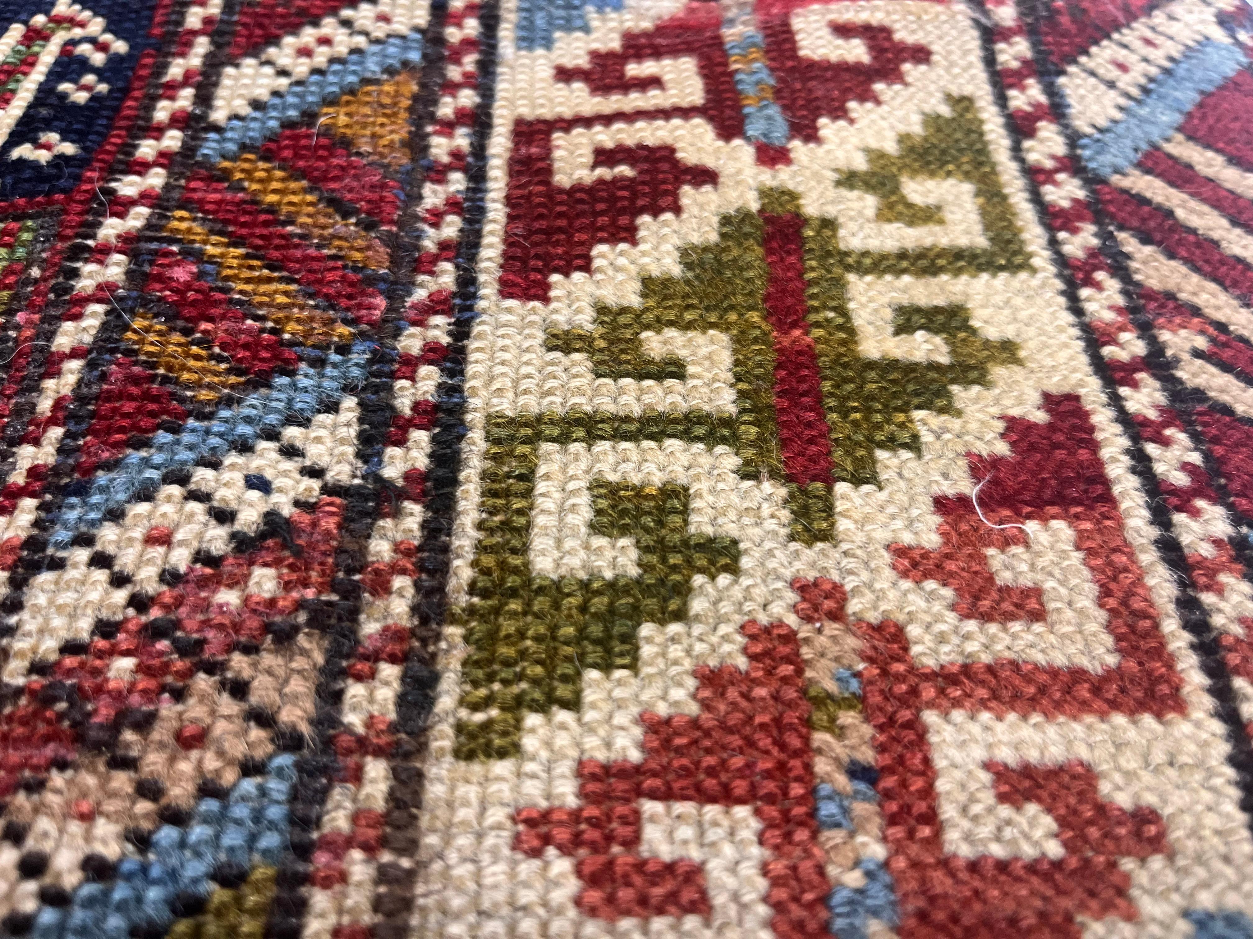 Alfombra Shirvan Caucásica Antigua 2'9