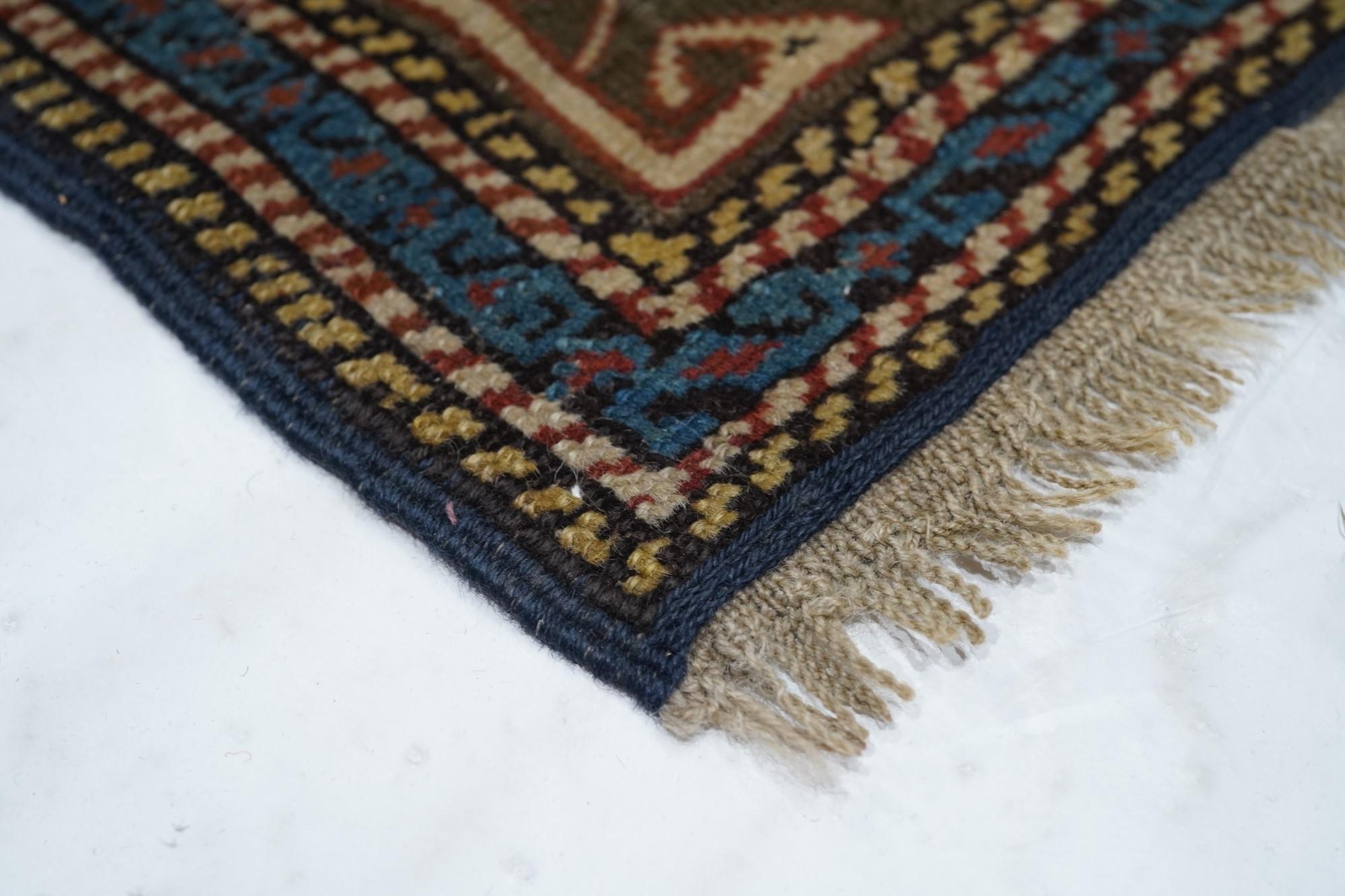 Antique Caucasian Shirvan Rug  In Good Condition For Sale In New York, NY