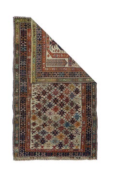 Tappeto antico caucasico Shirvan 3'1'' x 5'5''
