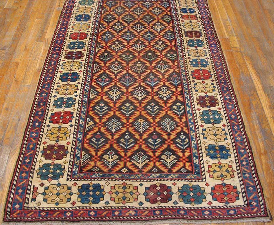 Late 19th Century Caucasian Karabagh Carpet ( 3'10
