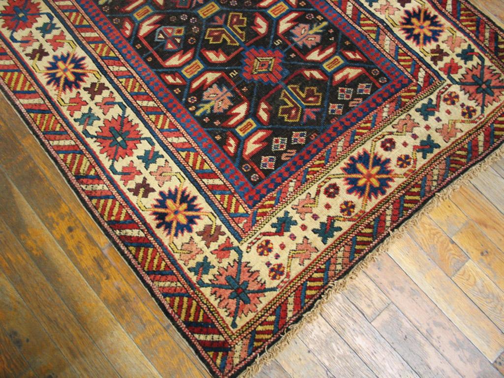 19th Century Caucasian Shirvan Carpet ( 3'2