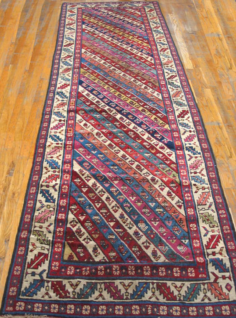 Hand-Knotted Antique Caucasian, Shirvan Rug 3' 3