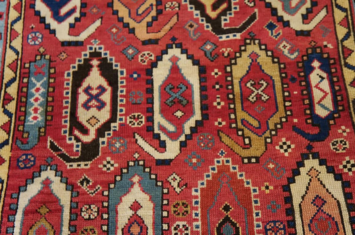 Antique Caucasian, Shirvan Rug In Good Condition For Sale In New York, NY
