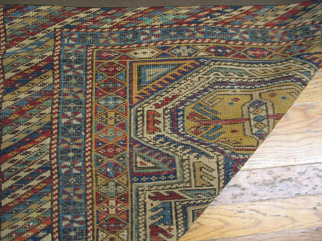 Late 19th Century Caucasian Shirvan Carpet ( 3'5