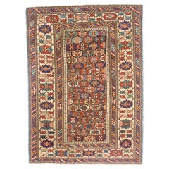 Antique Caucasian Shirvan Rug 3’6" x 4’10"