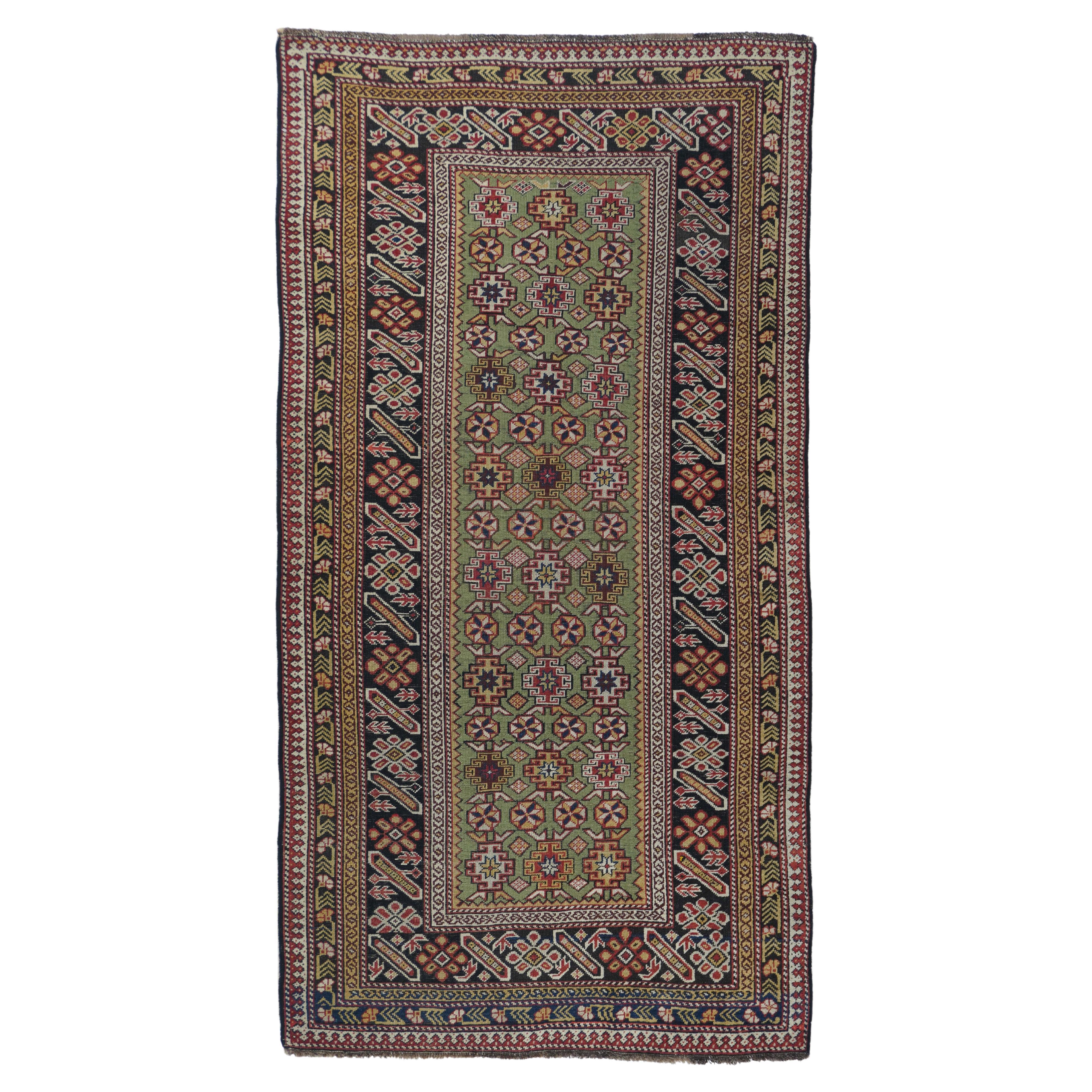 Antique Caucasian Shirvan Rug 3'6'' x 6'9''