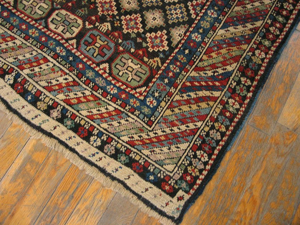 Hand-Knotted Antique Caucasian, Shirvan Rug For Sale