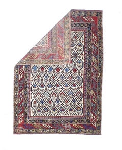 Tappeto Shirvan caucasico antico 3'9" x 5'2"