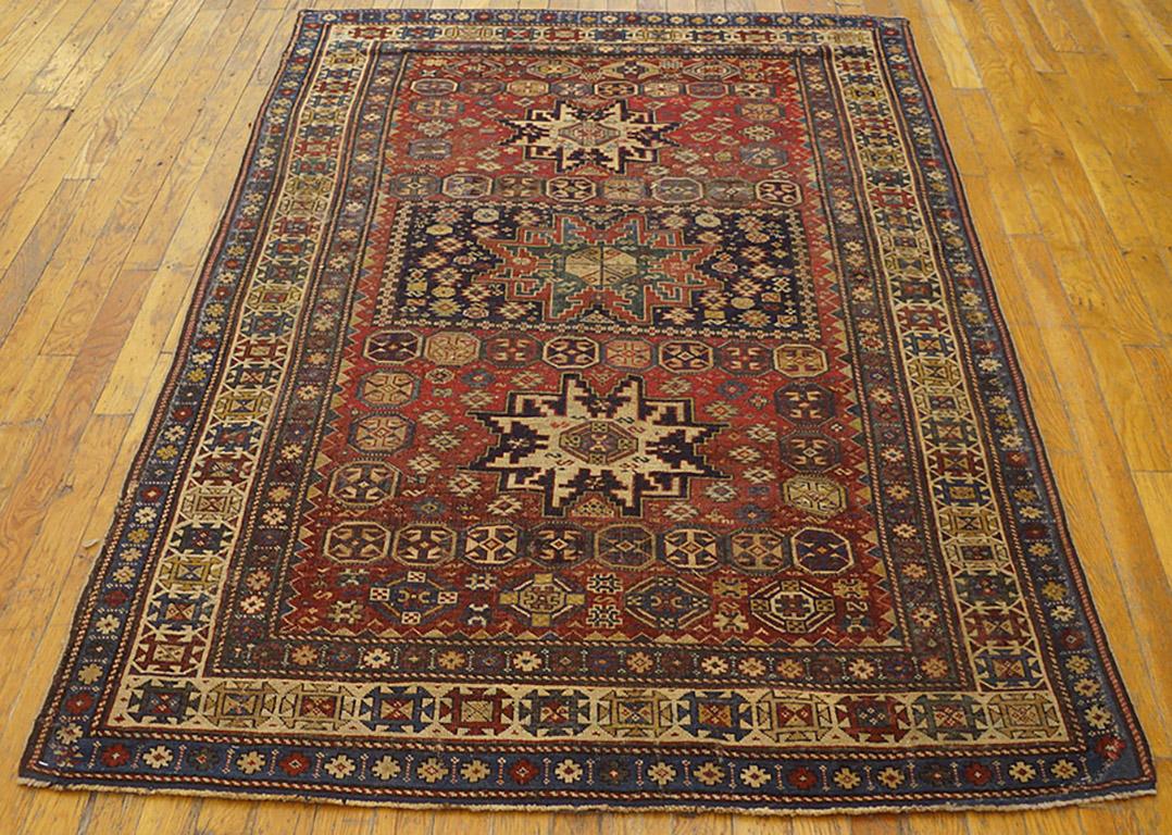 Antique Caucasian - Shirvan rug, 3'9