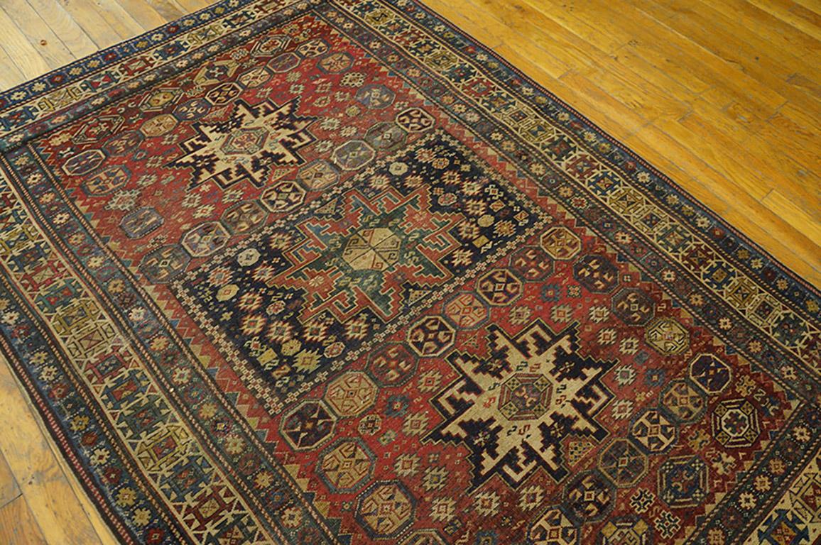 Antique Caucasian, Shirvan Rug 3' 9