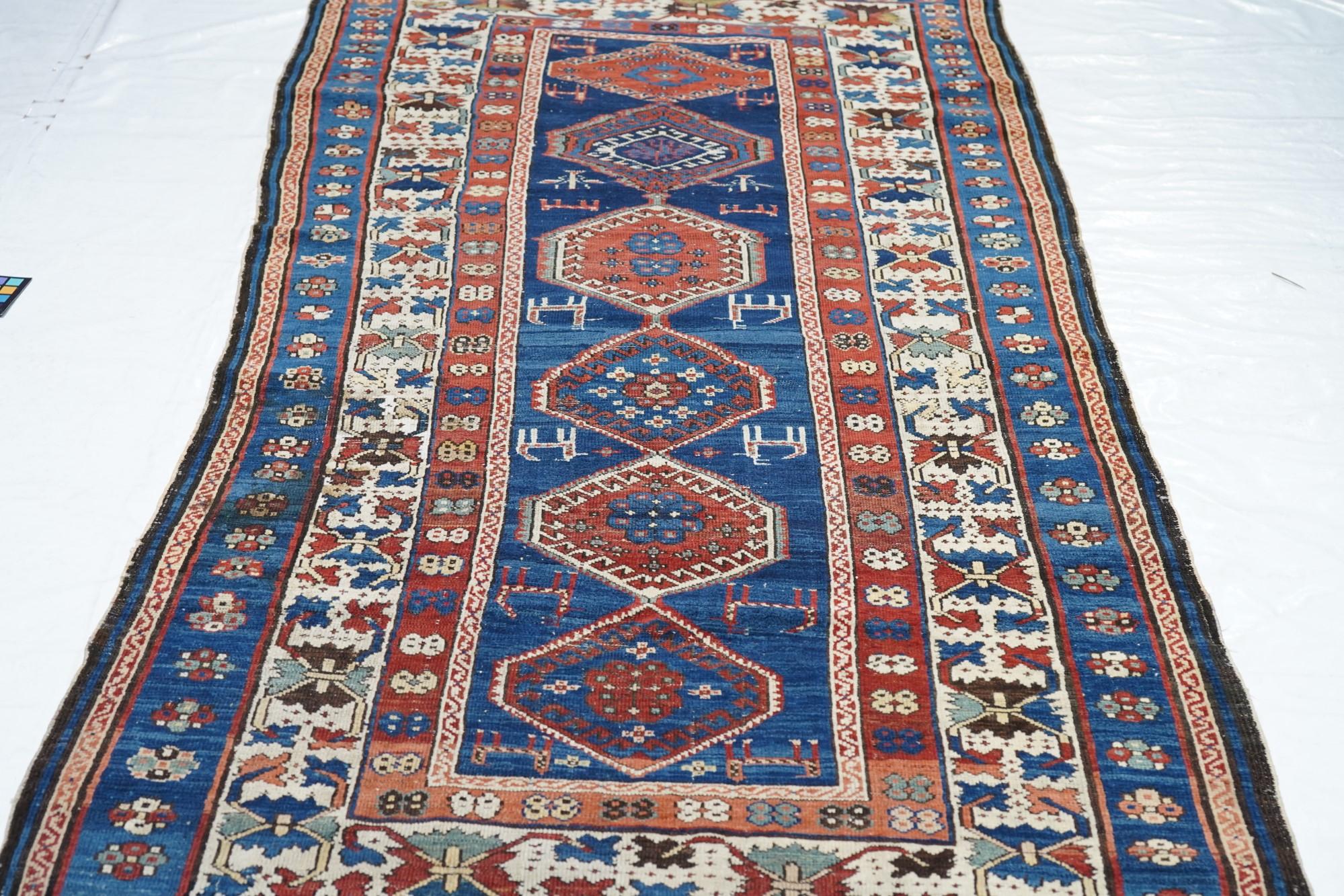 Tapis Shirvan caucasien ancien 3''9'''' x 7''3'''' en vente 2