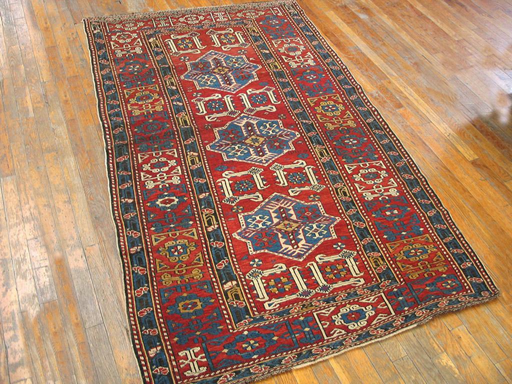 Antique Caucasian - Shirvan rug, measures: 4'0