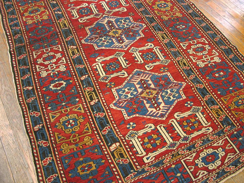 Early 20th Century Antique Caucasian, Shirvan Rug For Sale
