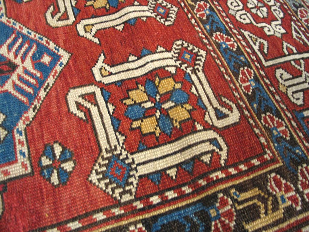 Wool Antique Caucasian, Shirvan Rug For Sale