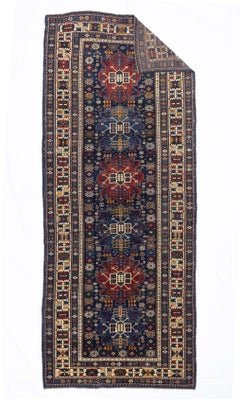 Antique Caucasian Shirvan Rug 4'1" x 9’10”