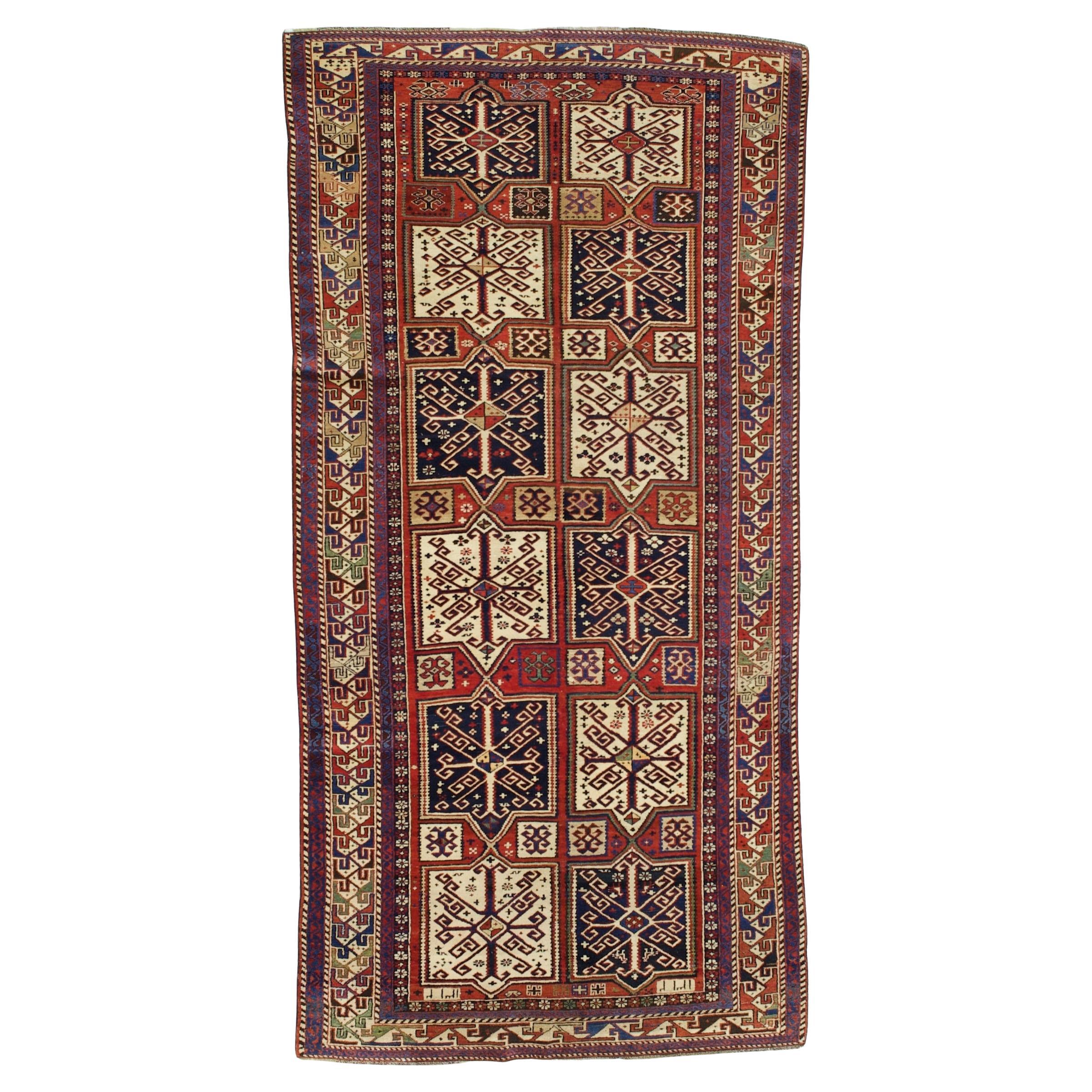 Antique Caucasian Shirvan Rug 5’0" x 10’3”
