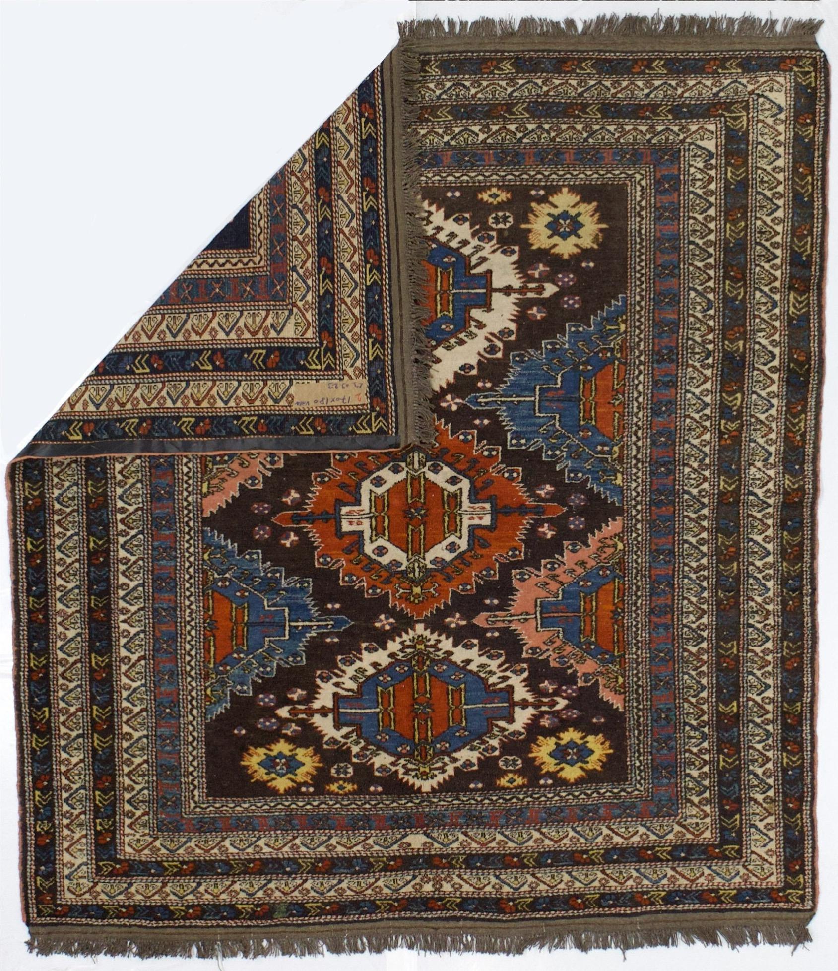 Tappeto antico caucasico Shirvan 5'6