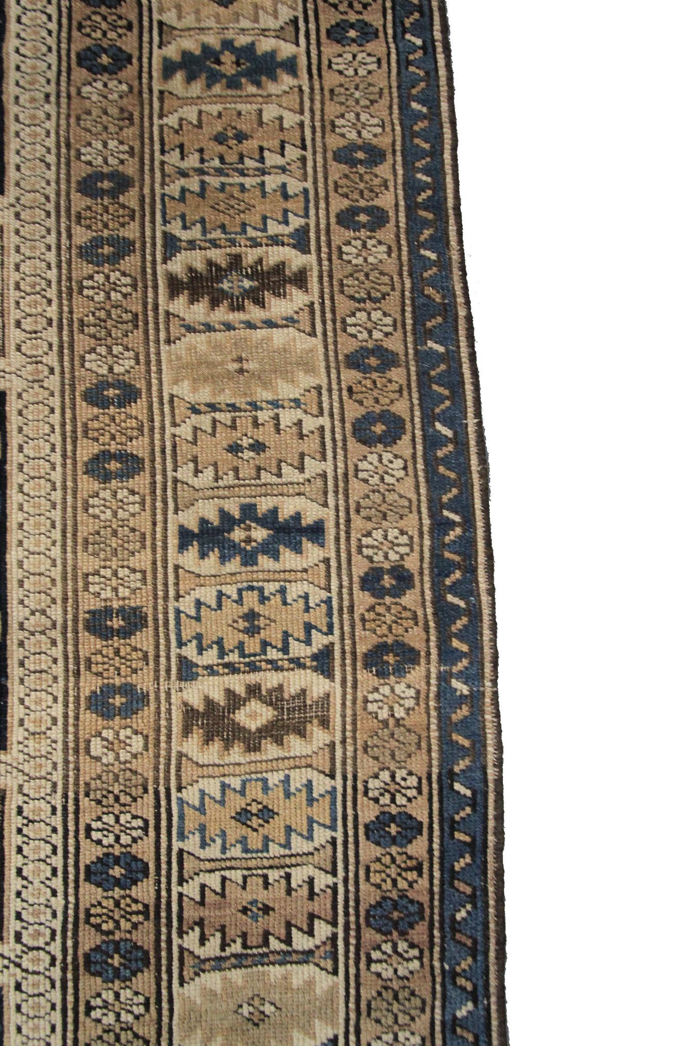 Late 19th Century Antique Caucasian Shirvan Rug Antique Shirvan Rug Geometric For Sale