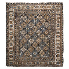 Antiker kaukasischer Schirwan-Teppich, geometrisch, insgesamt 1880