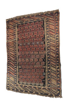 Antique Caucasian Shirvan Rug Antique Shirvan Rug Geometric Overall