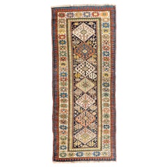 Tapis Shirvan caucasien ancien, vers 1880, 3'6 x 9'3