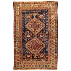 Tapis Shirvan caucasien ancien, circa 1880  3'8 x 5'7