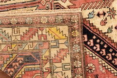 Antique Caucasian Shirvan Rug, circa 1880  4'1 x 4'10