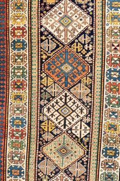 Antique Caucasian Shirvan Rug, circa 1880 3'6 x 9'3