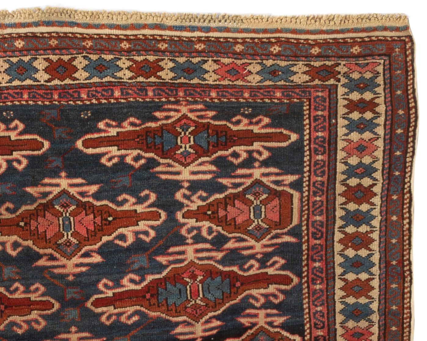 Antique Caucasian Shirvan Rug, circa 1880 In Good Condition For Sale In Secaucus, NJ