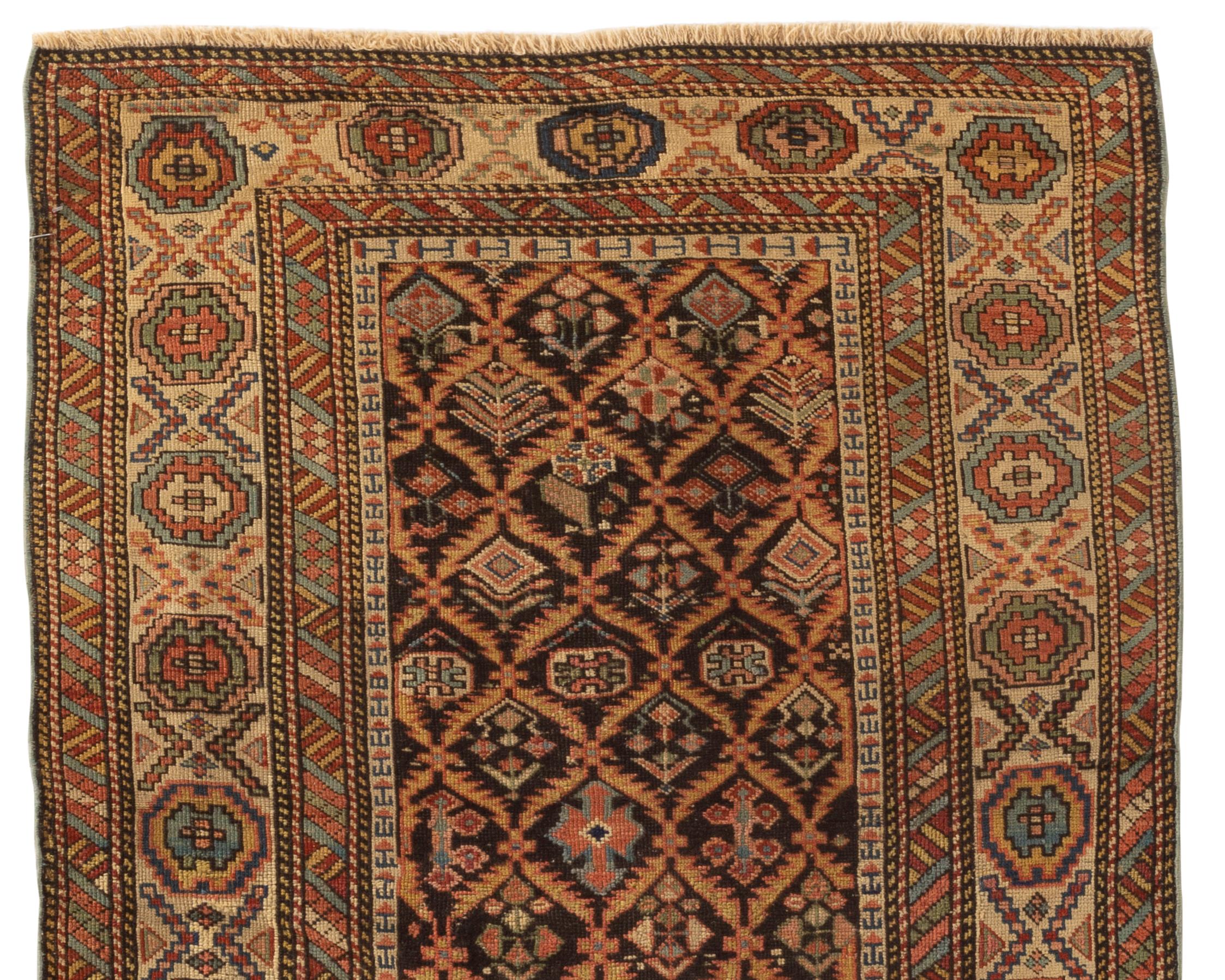 Antiker kaukasischer Schirwan-Teppich, um 1880 im Zustand „Gut“ im Angebot in Secaucus, NJ
