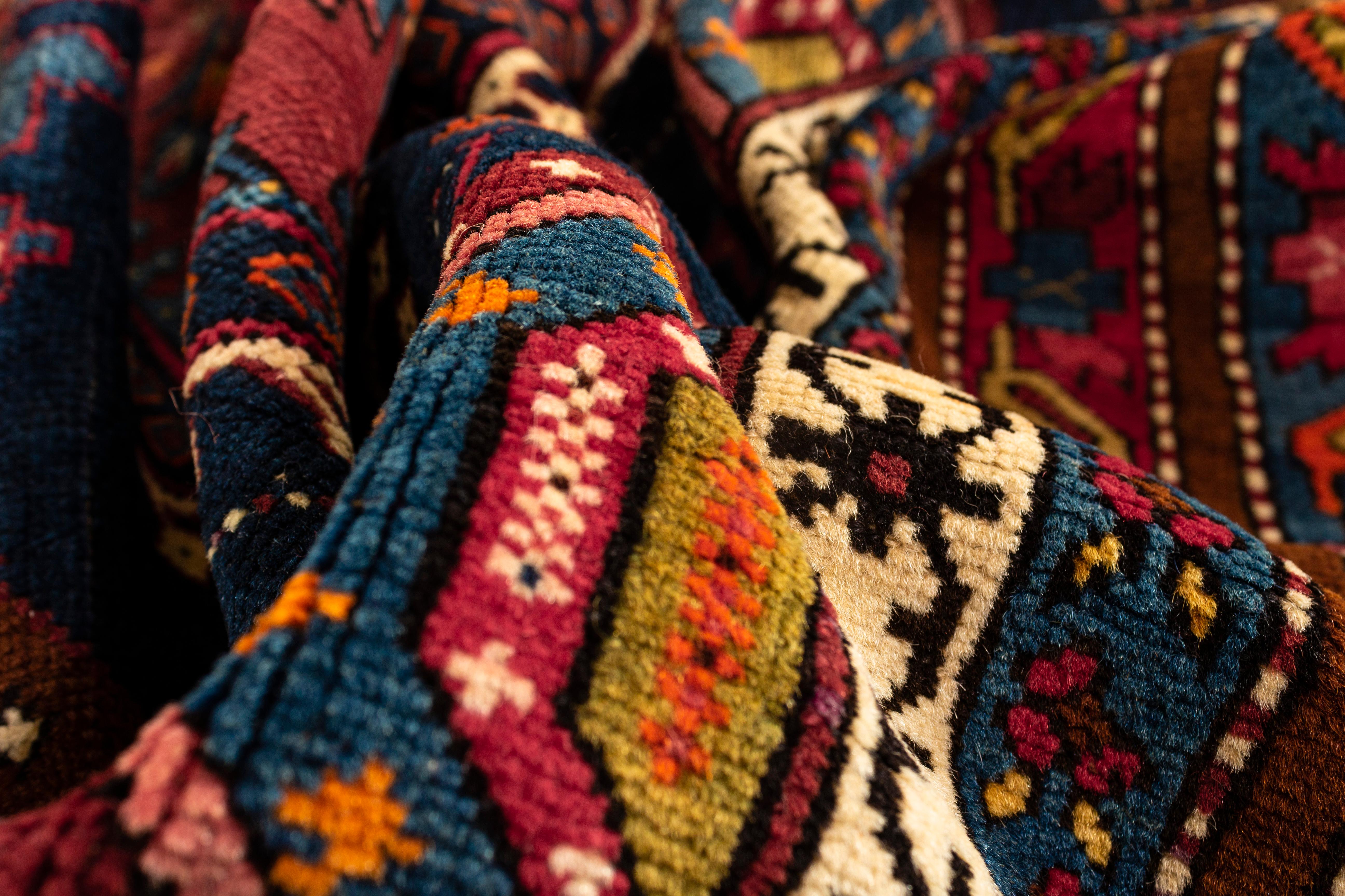Wool Antique Caucasian Shirvan Rug, circa 1880 3'10 x 5'9 For Sale