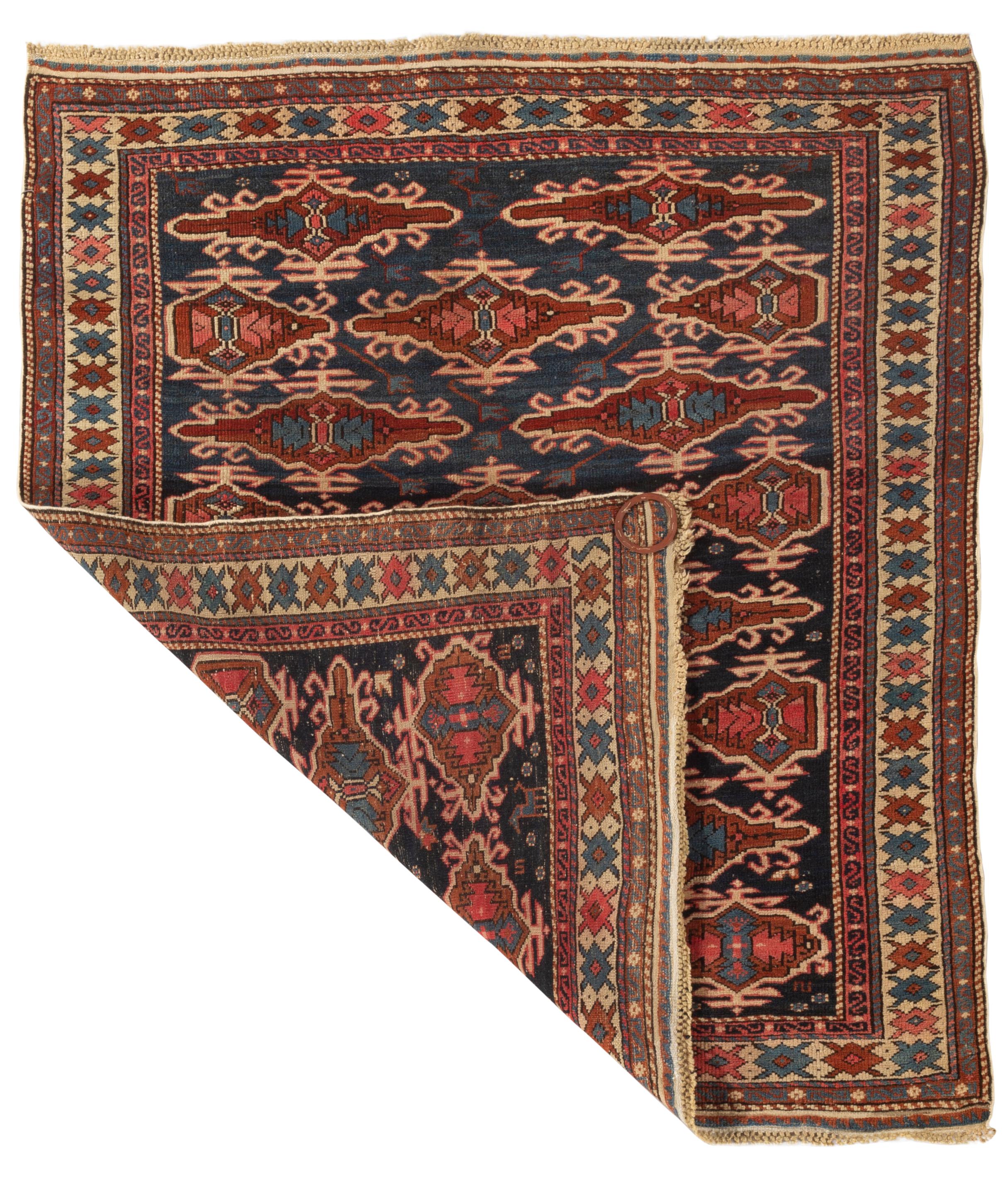 Wool Antique Caucasian Shirvan Rug, circa 1880 For Sale