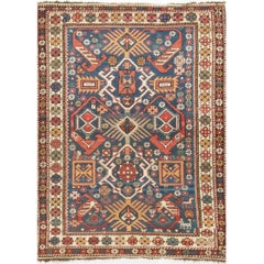 Antique Caucasian Shirvan Rug, circa 1890