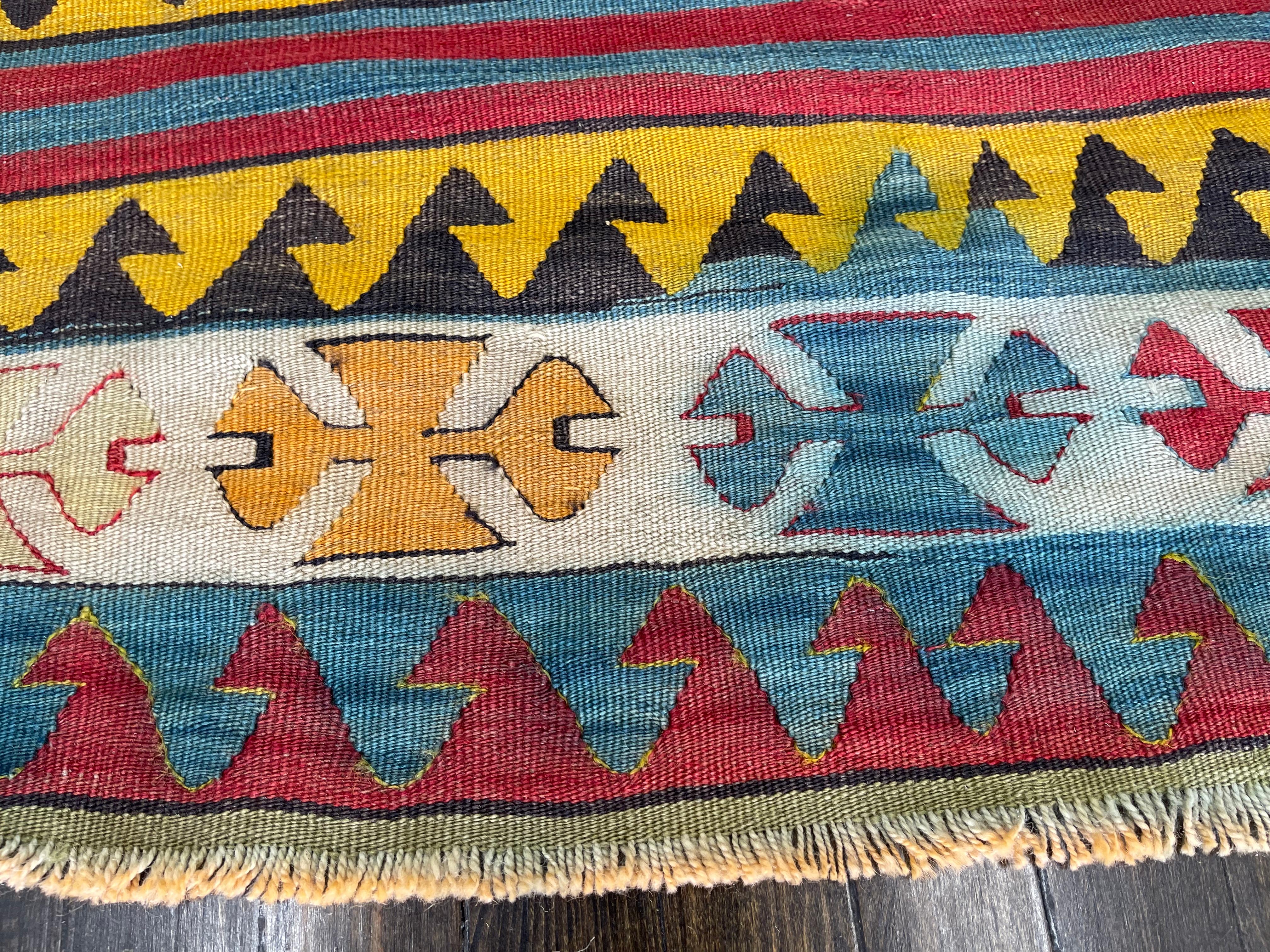 Wool Antique Caucasian Shirvan Rug circa 1900 For Sale