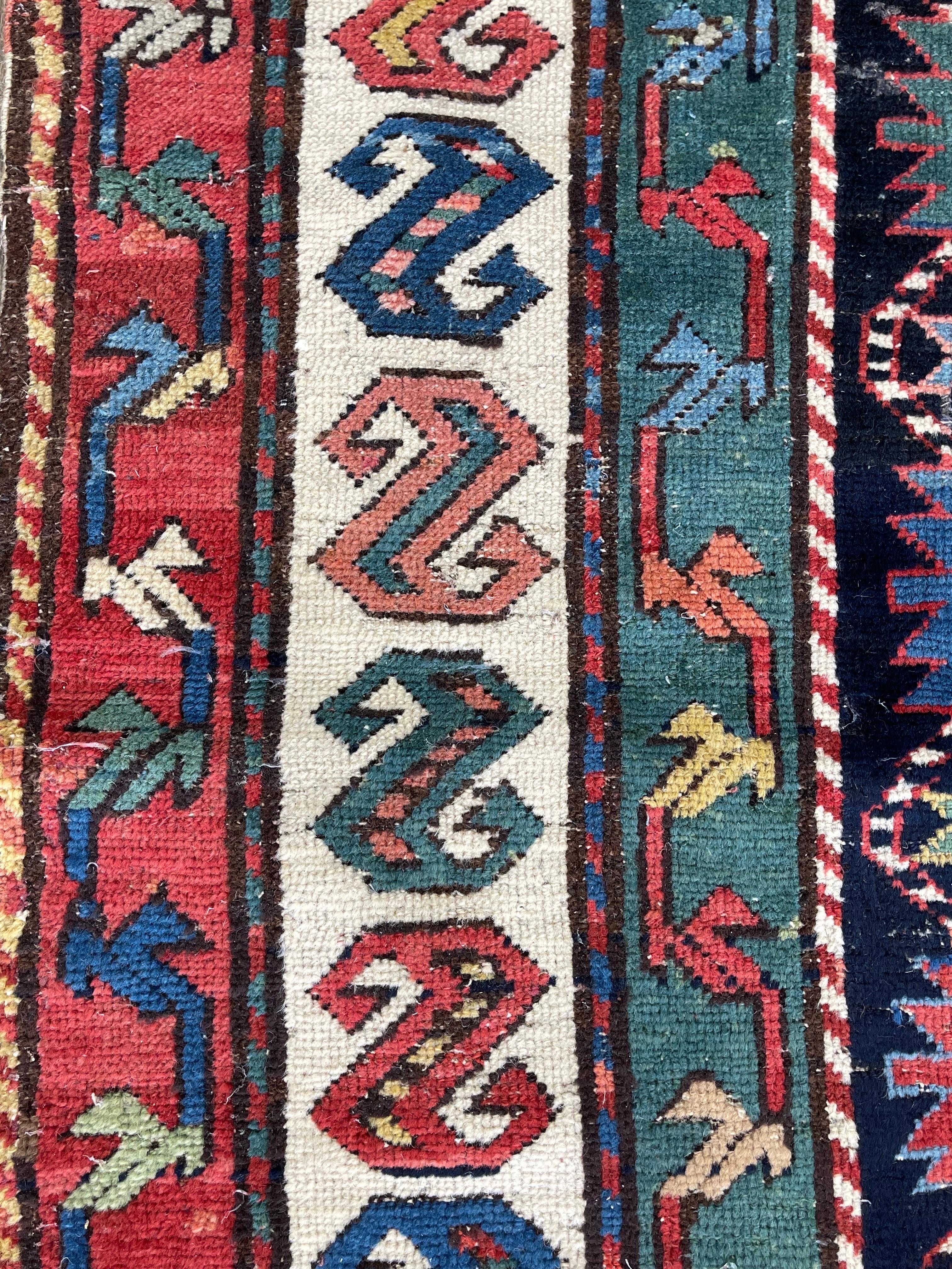 Antique Caucasian Shirvan Rug, circa 1900 For Sale 7