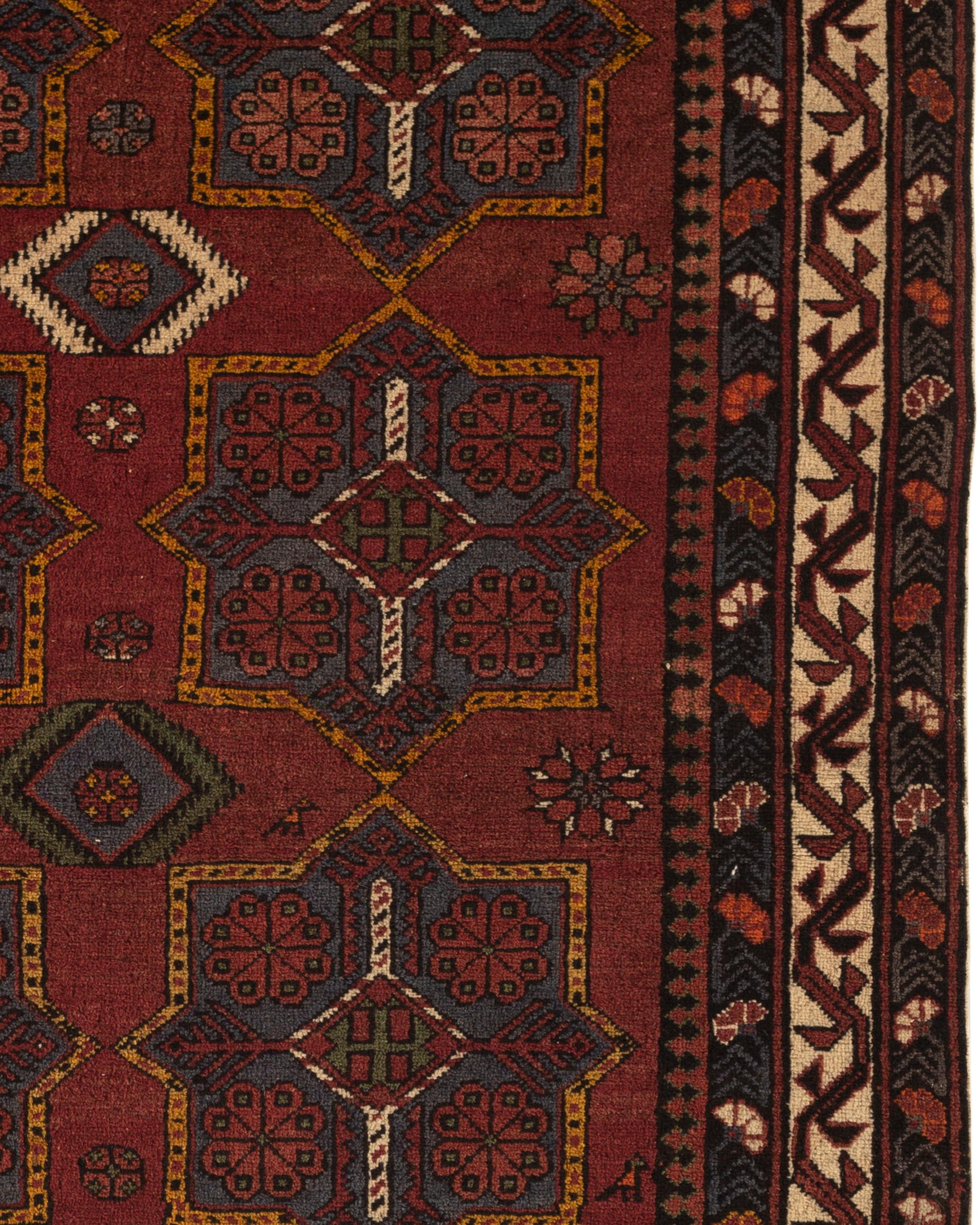 Hand-Woven Antique Caucasian Shirvan Rug, circa 1900 For Sale