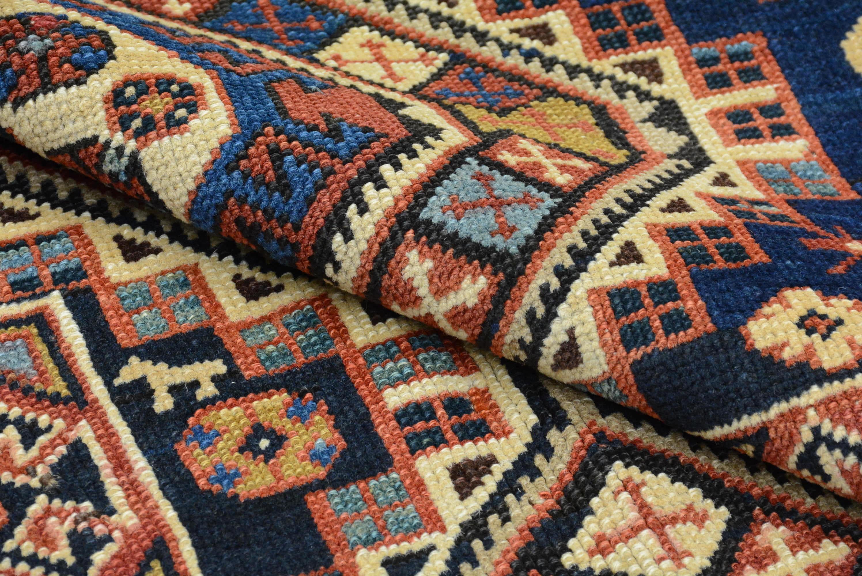 Antique Caucasian Shirvan Rug For Sale 2